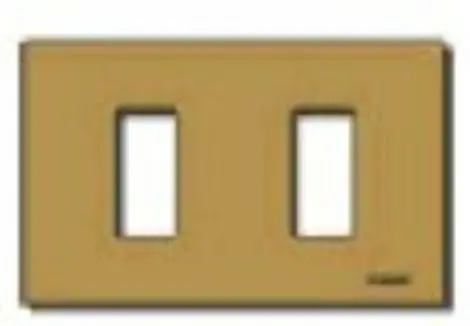 PLACCA BRONZO 2 FORI VIMAR 8000