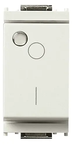 INTERRUTTORE BIPOLARE LUMINOSO 16A  IDEA BIANCO