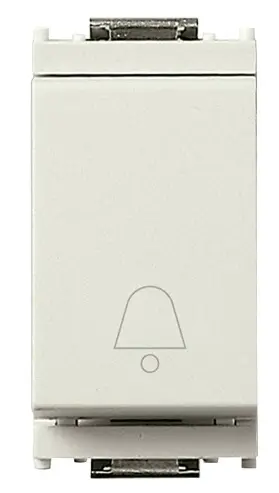 PULSANTE CAMPANELLO 1P NO 10A IDEA BIANCO