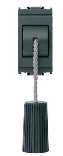 PULSANTE TIRANTE 10A NC IDEA GRIGIO