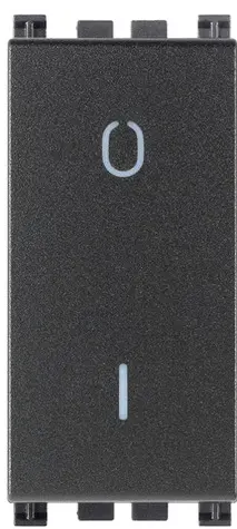 INTERRUTTORE BIPOLARE 16A ARKÉ GRIGIO