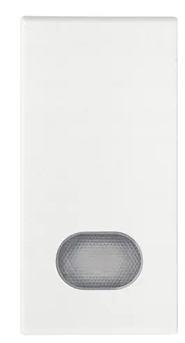 TASTO 1MOD. CON DIFFUSORE ILLUMINA ARKÉ BIANCO