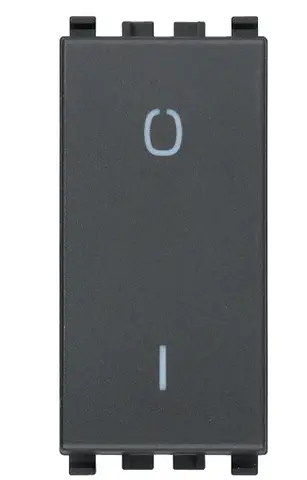 INTERRUTTORE BIPOLARE 16A  EIKON GRIGIO 