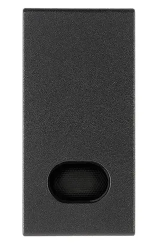 TASTO 1 MODULO C/DIFFUSSORE EIKON GRIGIO