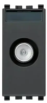 PRESA TV-RD-SAT PASSANTE  EIKON GRIGIO