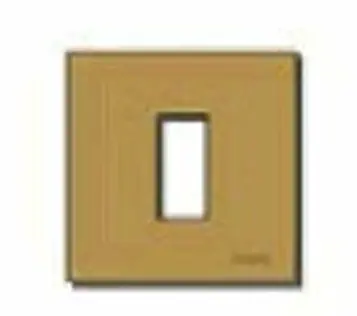 PLACCA 1F SERIE 8000 BRONZO