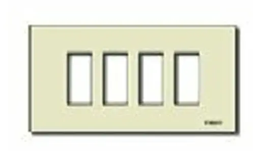 PLACCA 4 F SERIE 8000 AVORIO 
