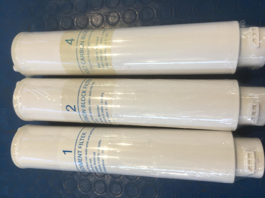 KIT SEDIMENT+CARBON+POST  AC PER AQUACLICK 4.0 UV 
