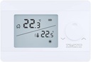 TERMOSTATO AMBIENTE CON DISPLAY RETROILLUMINATO -SILVER TA-S - IMIT
