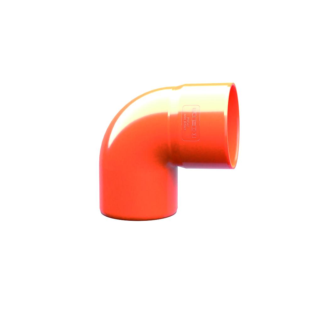 CURVA 90° D. 50 ROSSO-ECONOMY- 