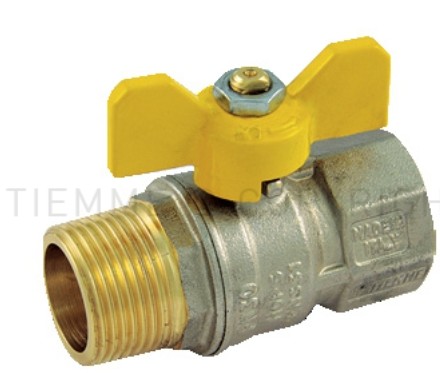 VALVOLA SFERA GAS TORNADO MF FARFALLA 1"
