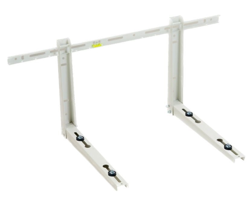 MENSOLA PER CLIMATIZZATORE  ACCIAIO CON TRAVERSA "PESANTE" 380/480 1,5 mm. OTTOCOOL