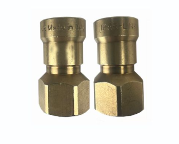 RACCORDO ERMETICO AUTOBLOCCANTE PER UNITA'1/4"x1/4"SAE