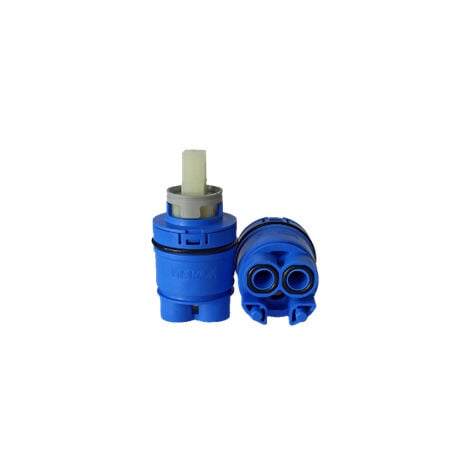 CARTUCCIA PER MISCELATORE MONOCOMANDO CON DISTRIBUTORE A DOPPIA TENUTA  CON 1 OR LATERALE A 2 FERMI D.35
