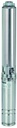 ELETTROPOMPA SOMMERSA PER POZZI 4" 4SDPM 4/14C MONOFASE 1,5HP 