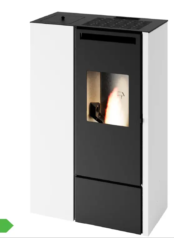 STUFA PIA SLIM BIANCO R.11 KW