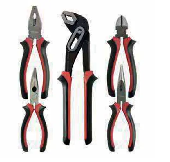 SET 5 PINZE ASSORTITE IN ACCIAIO