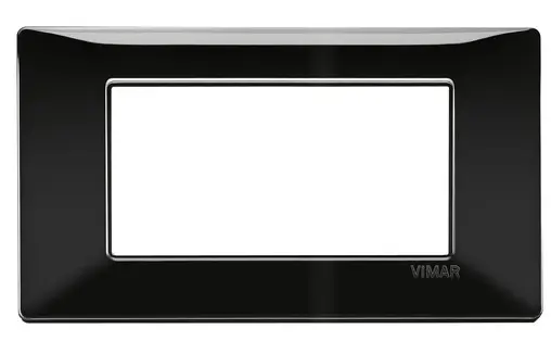 PLACCA 4M PLANA NERO 