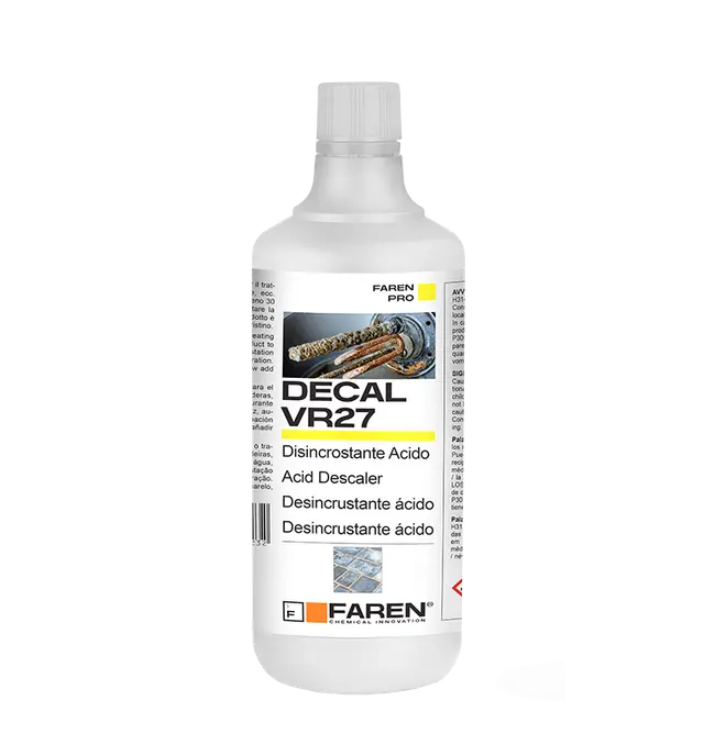 DISINCROSTANTE ACIDO VIRAGGIO COLORE DECAL VR27  5 kg