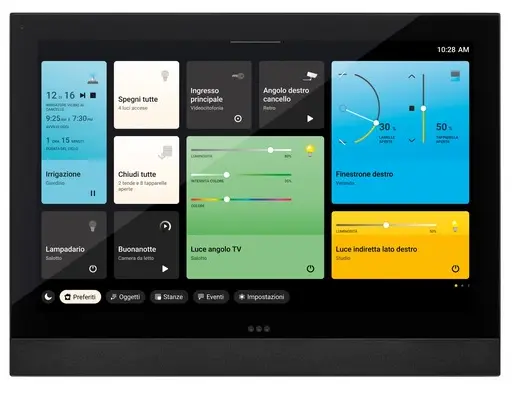 SUPERVISORE TOUCH IP10 IN POE NERO