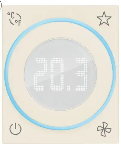 TERMOSTATO ROTELLA CONNESSO IOT 2M LINEA CANAPA