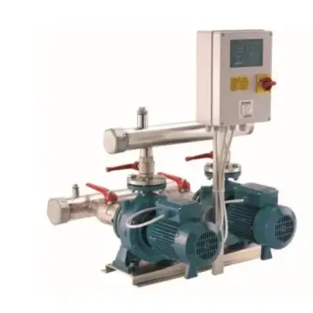 GRUPPO DI PRESSIONE CALPEDA TRIFASE  2x1,50 HP - BS2F 2MGP 405 CON QUADRO ELETTRICO SERIE E