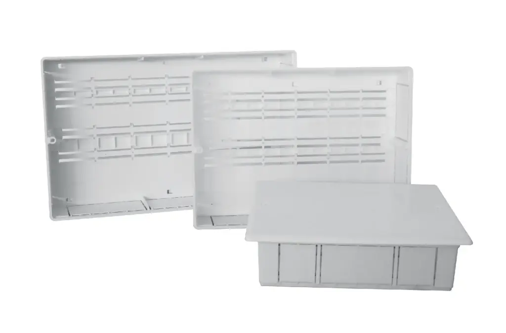 CASSETTA  PER COLLETTORI CON KIT DI FISSAGGIO 32x28x8,0cm