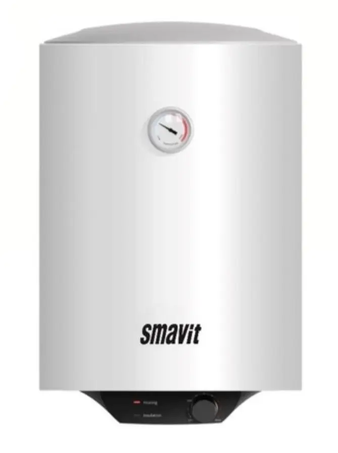 SCALDABAGNO ELETT. SMAVIT  MEDITERRANEO PLUS 50LT 2 ANNI - C/FLANGIA A 5 BULLONI - RESISTENZA 1500W IN RAME - TERMOSTATO ELETTRONICO