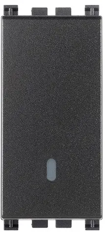 [EVM19008] PULSANTE 1P NO 10A ARKÉ GRIGIO