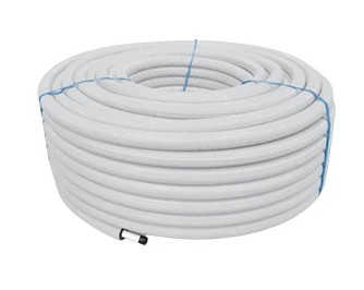 [ITUIGRIV32] TUBO MULTISTRATO ISOLINE SOLID RIVESTITO BIANCO 32X3,0 SPES.6MM PERT/AL/PERT  