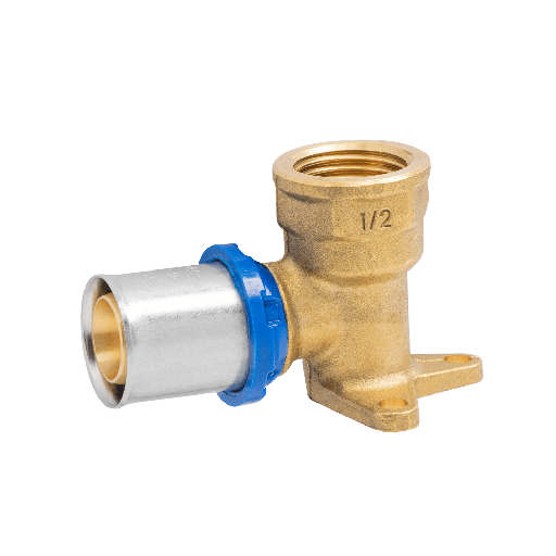 [IAPAPL3503420] GOMITO CON FLANGIA 3/4"X20  PRESSARE APL