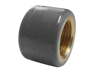 [IPLAGFF3220] GHIERA FILETTATA  FEMMINA PN25 32X1/2" PPR NERO UV FITTINGS