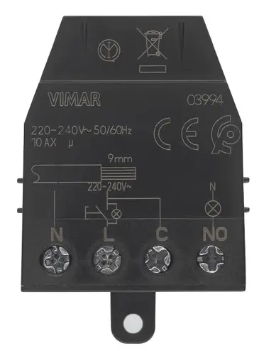 [EVM03994] MODULO RELE 4 MORSETTI IMPULSI QUID 10AX VIMAR