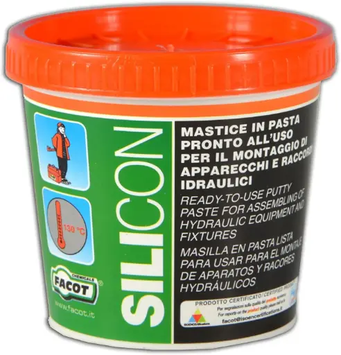[IFTSIBA0460] MASTICE SIGILLANTE SILICON FACOT BARATTOLO DA  460 G