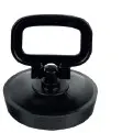 [IMAPLM52] TAPPO GOMMA NERA CON MANIGLIA D52