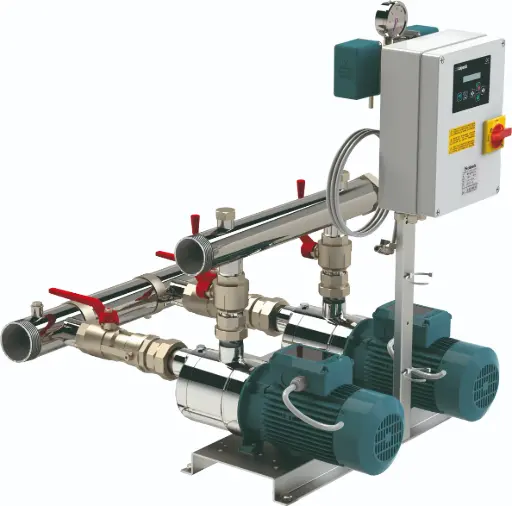 [ICPBS2F406B] GRUPPO DI PRESSIONE CALPEDA TRIFASE    2X2,00 HP - BS2F 2MXH 406/B CON QUADRO ELETTRICO SERIE E
