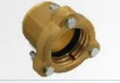 [ITOFFE2023F] GIUNTO FEMMINA IN OTTONE PER TUBO FERRO CON BULLONI  3"    