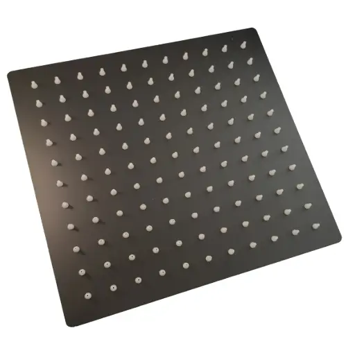 [IIDQSOFFQNR200] SOFFIONE QUEEN QUADRO 200X200 MM NERO