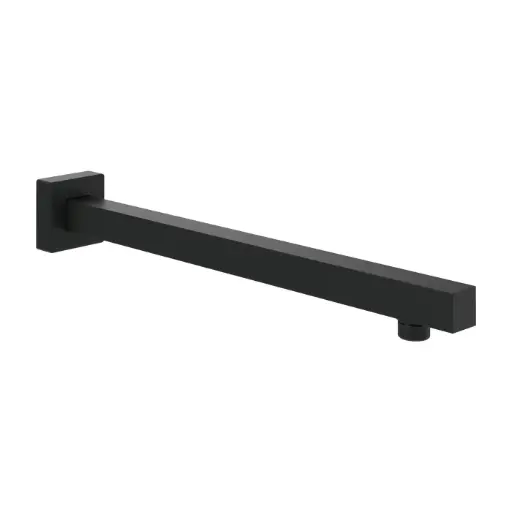 [IIDBRACCIODCNRQ] BRACCIO DOCCIA OTTONE QUADRATO NERO 